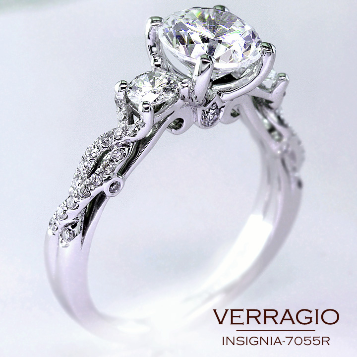 Weeding Rings on Engagement Rings By Verragio